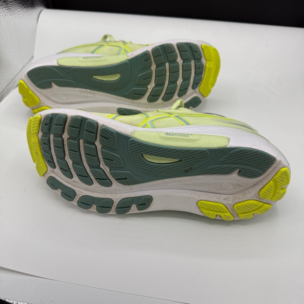 ASICS Gel-Kayano 31 Yellow Green Lace Up Running Athletic Sneakers - Picture 9 of 12